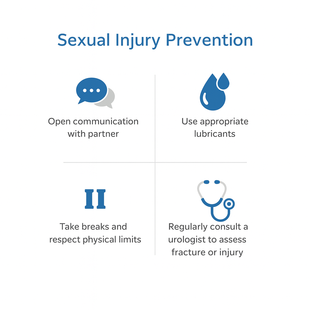 Infographic on prevention of sex-related injuries